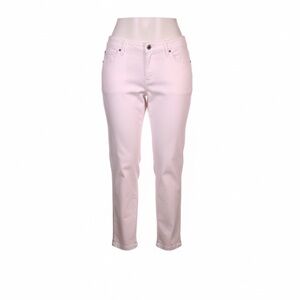 Time and Tru White Mid Rise Size XS-0/2 Cotton Polyester Spandex Capri Jegging